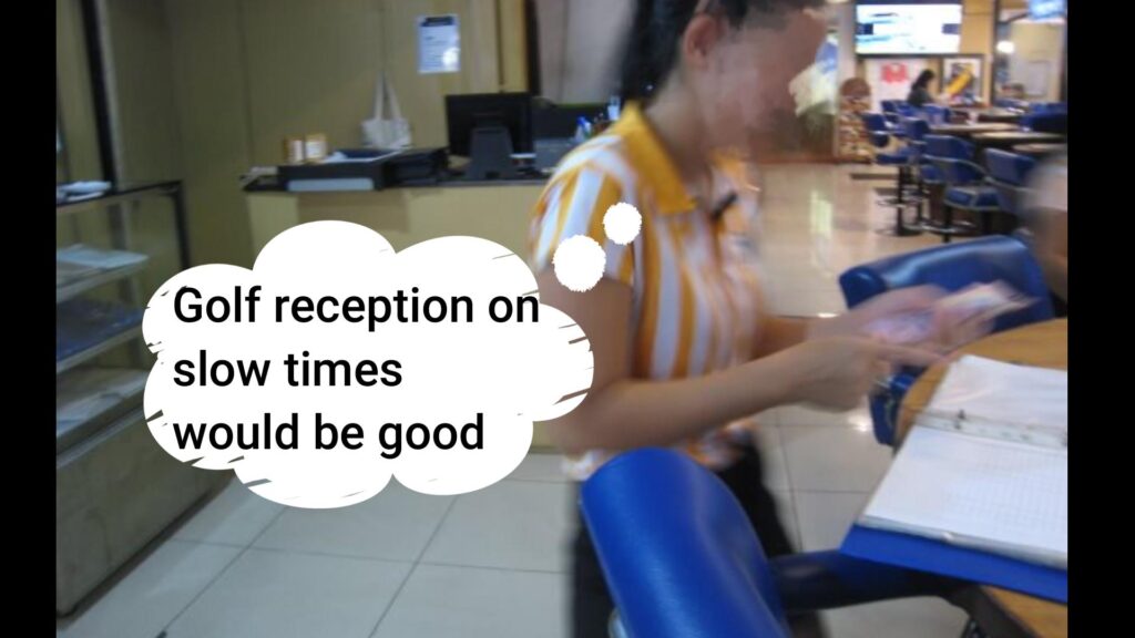 Golf reception at a sports bar in Pattaya