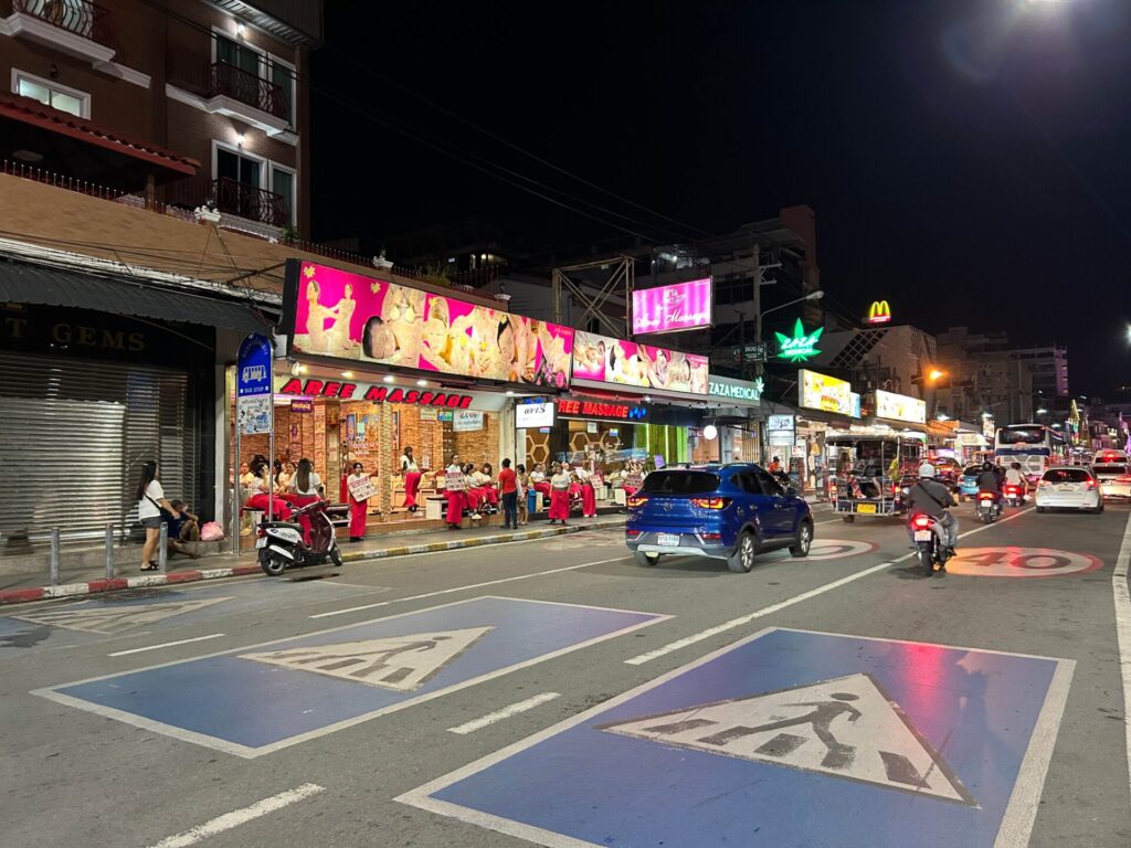 pattaya massage beach road