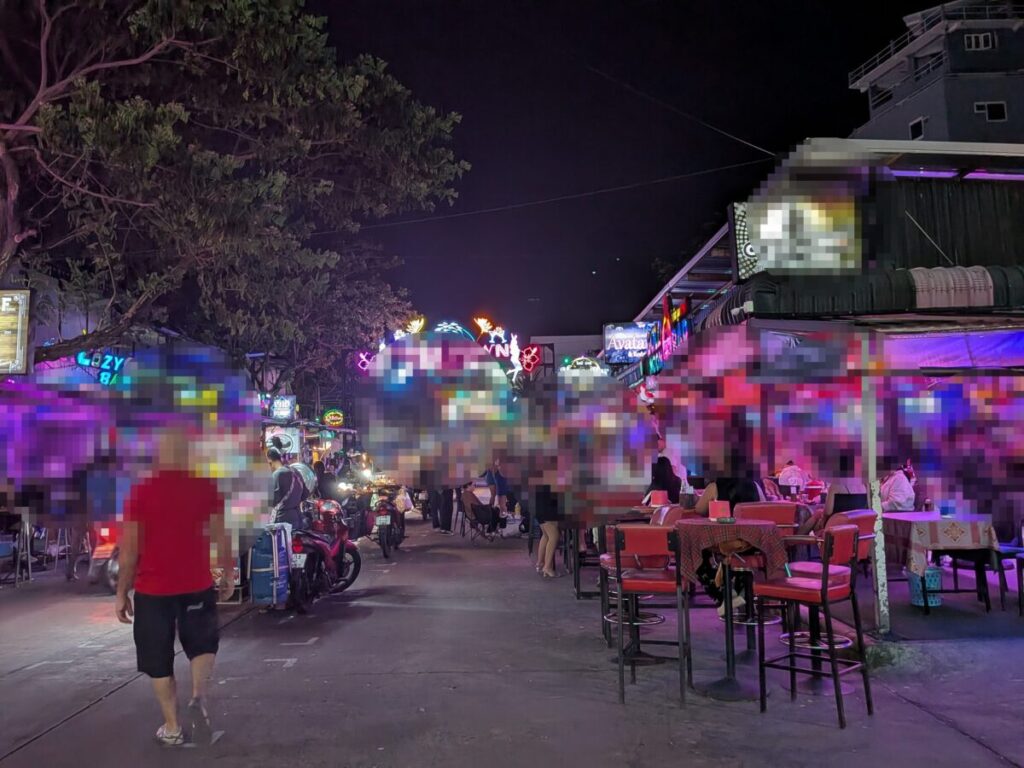 Ladyboy interactions and respecting boundaries at night