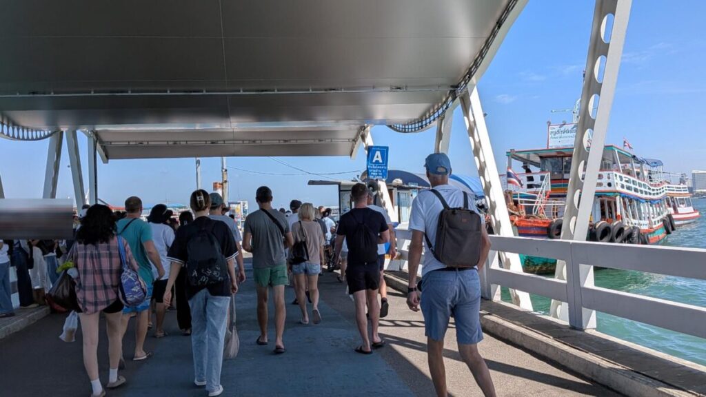 Bali Hai Pier where ferries and speedboats depart for Koh Larn.