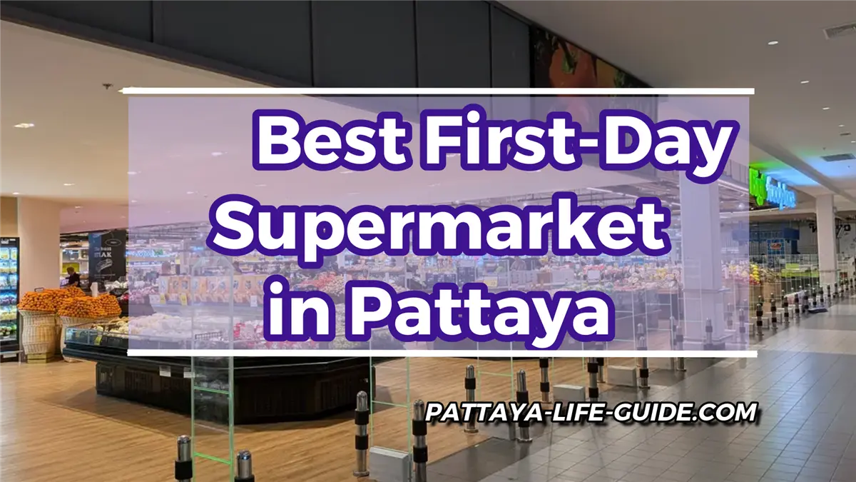 Interior of Big C Extra Pattaya Klang supermarket in Central Pattaya