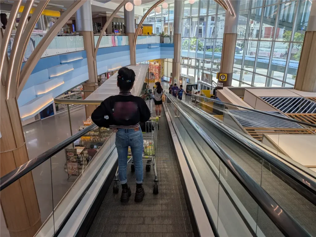 Interior of Big C Place Pattaya Klang after its 2026 renovation, showing the bright and modern shopping complex